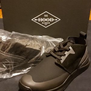 Men's Hood Rubber Black Lace-up Glidden Sneaker